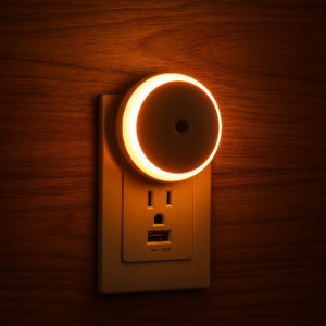 Amber Night Light – Gentle Blue Light-Free Sleep Aid with Auto Sensor | NaturalSleep